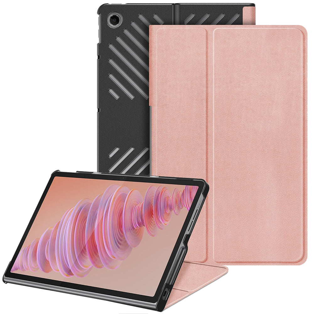 Калъф за Lenovo Tab Plus, Techsuit, FoldPro, Розов