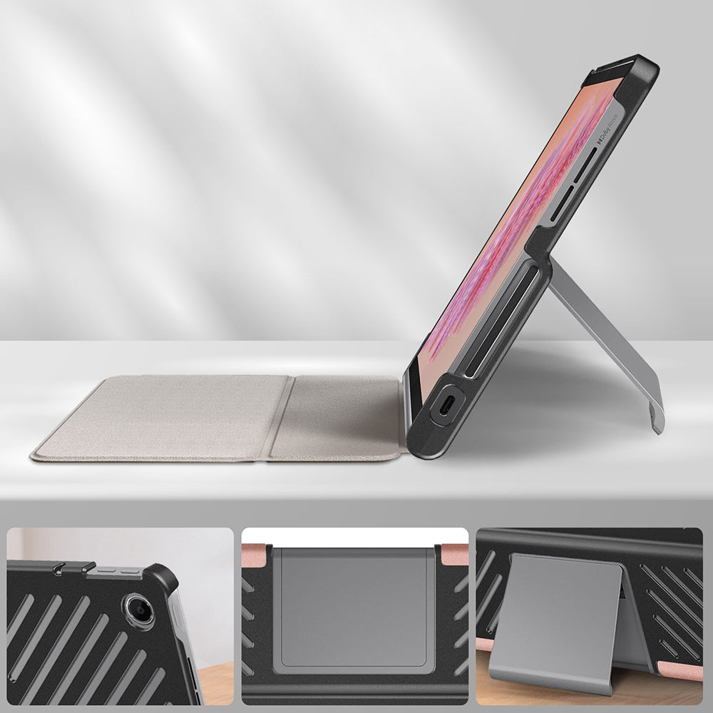Калъф за Lenovo Tab Plus, Techsuit, FoldPro, Розов