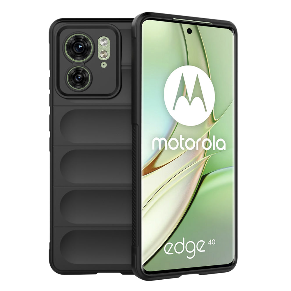 Калъф за Motorola Edge (2023) / Edge 40, Techsuit, Magic Shield, Черен