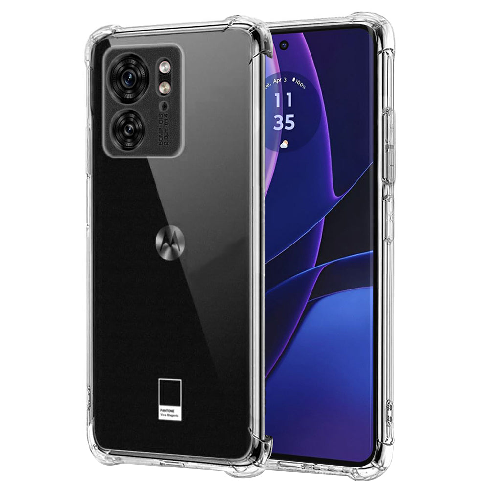 Калъф за Motorola Edge (2023) / Edge 40, Techsuit, противоударен прозрачен, прозрачен