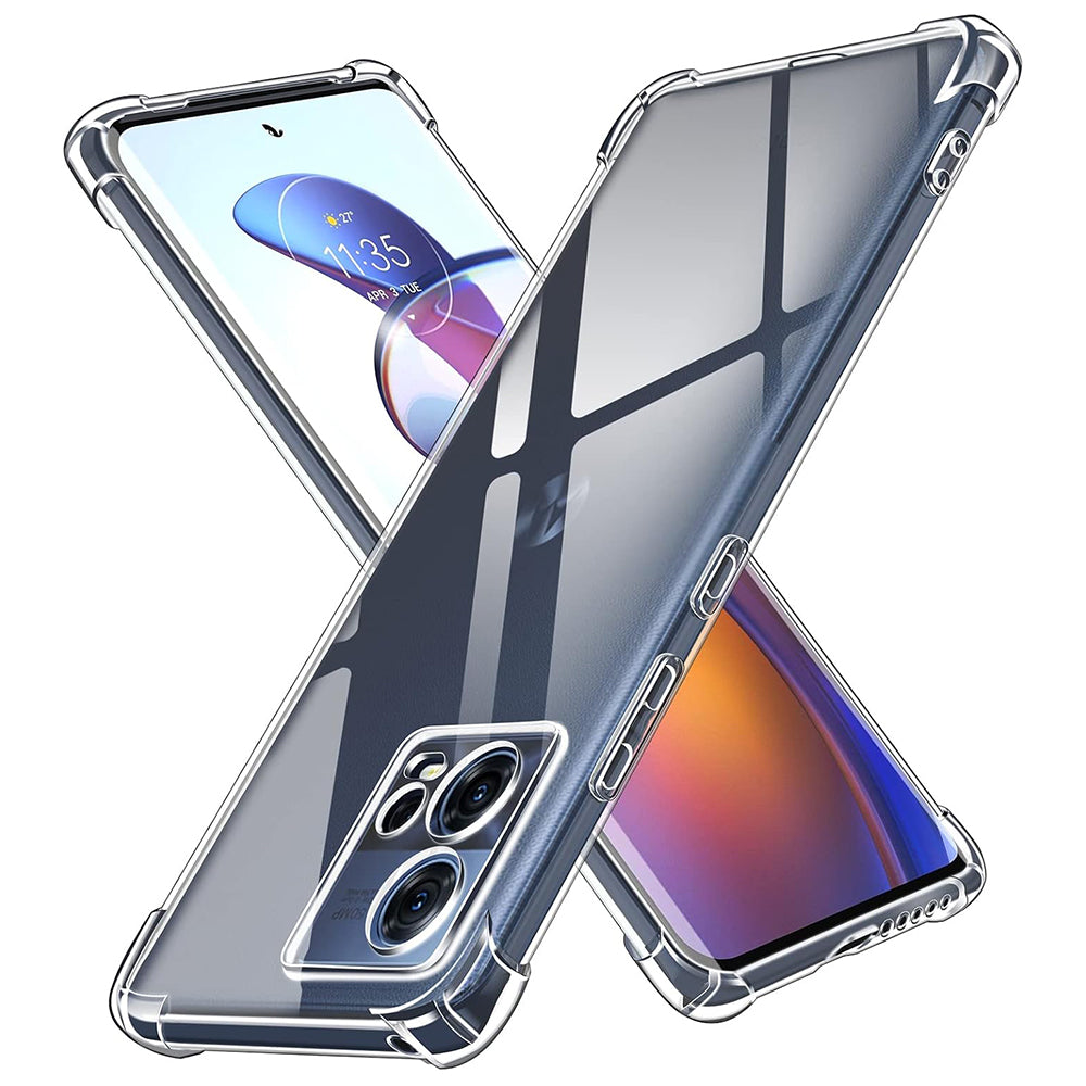 Калъф за Motorola Edge 30 Fusion, Techsuit, противоударен прозрачен, прозрачен