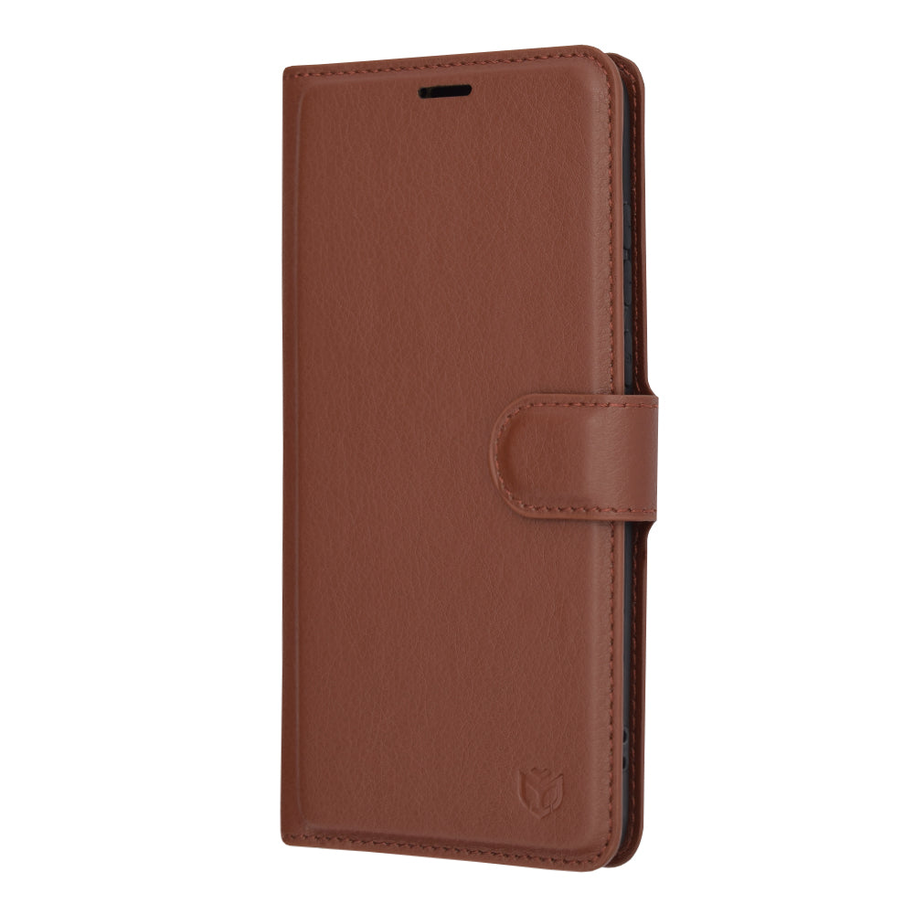 Калъф за Motorola Edge 30 Neo, Techsuit, Leather Folio, Кафяв
