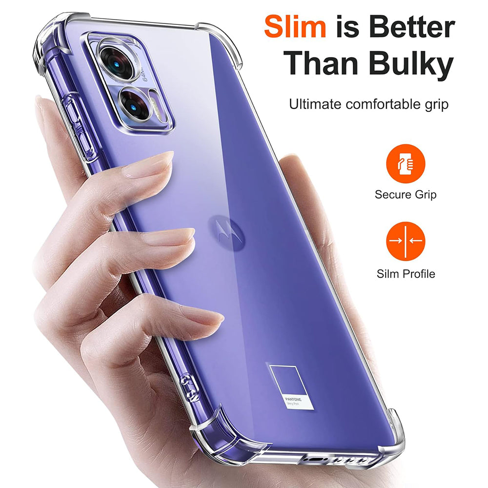 Калъф за Motorola Edge 30 Neo, Techsuit, Shockproof Clear, Прозрачен