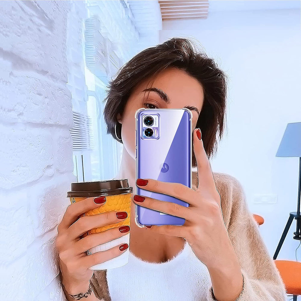 Калъф за Motorola Edge 30 Neo, Techsuit, Shockproof Clear, Прозрачен