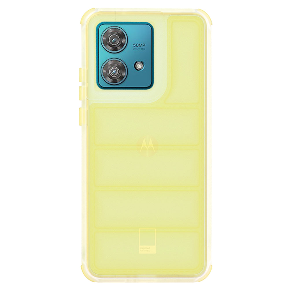 Калъф за Motorola Edge 40 Neo, Techsuit, Wave Shield, Жълт