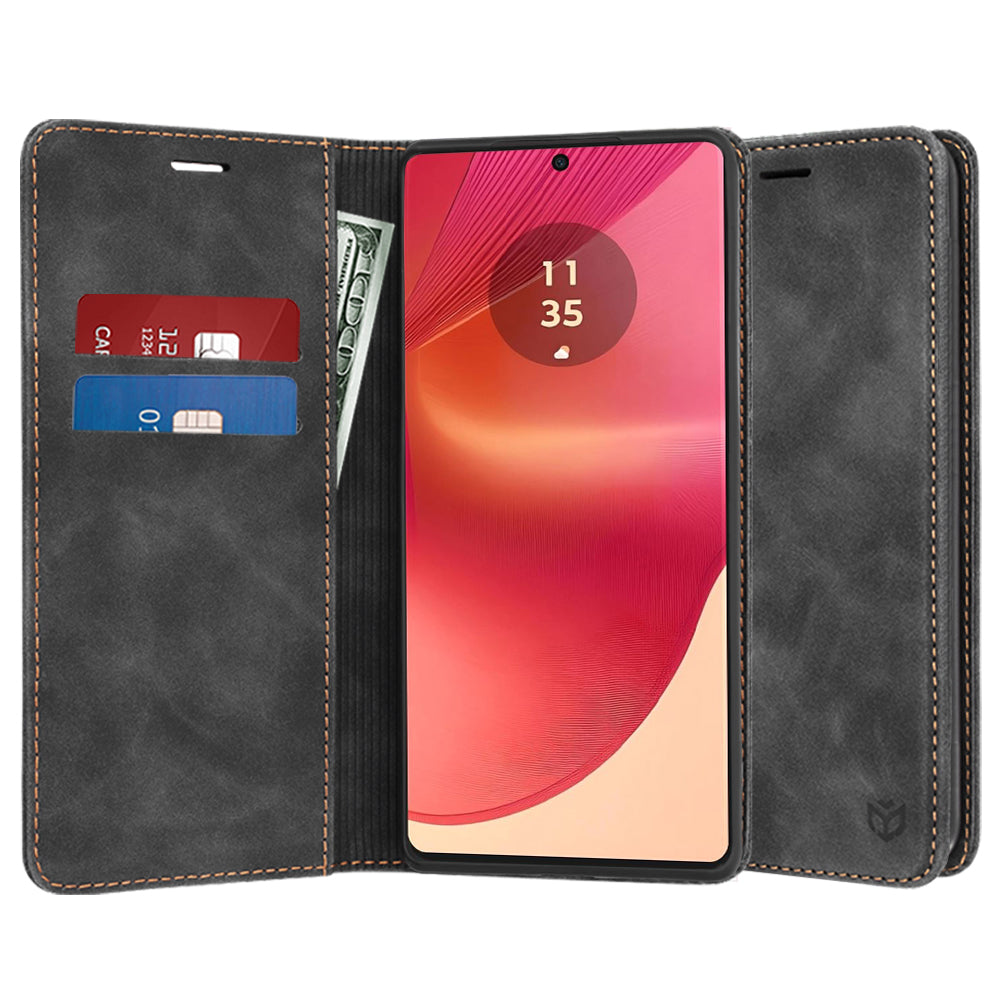 Калъф за Motorola Edge 50 Fusion, Techsuit, Confy, Черен