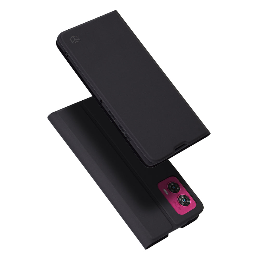 Калъф за Motorola Edge 50 Fusion, Techsuit, Magskin Book, Черен
