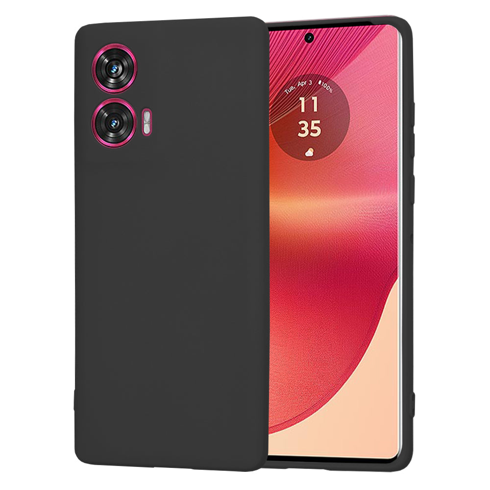 Калъф за Motorola Edge 50 Fusion, Techsuit, SoftFlex, Черен