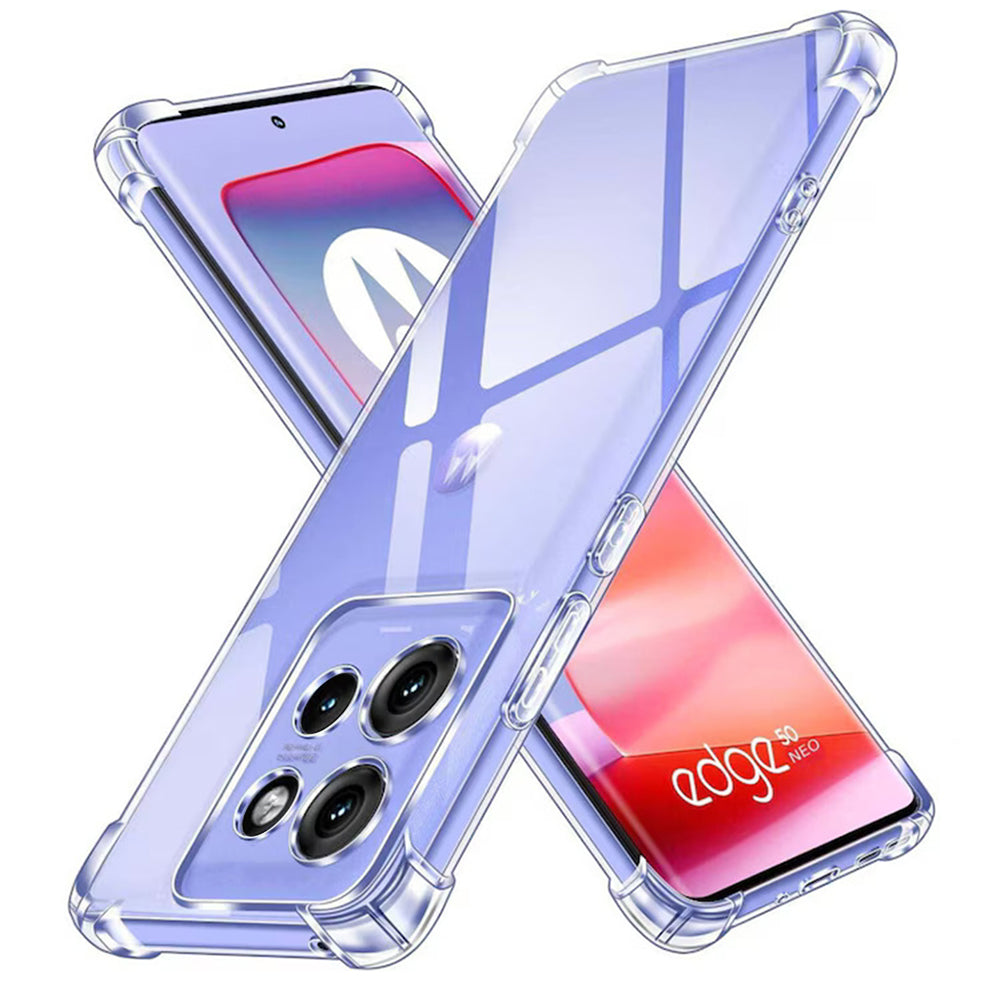 Калъф за Motorola Edge 50 Neo, Techsuit, Shockproof Clear, Прозрачен