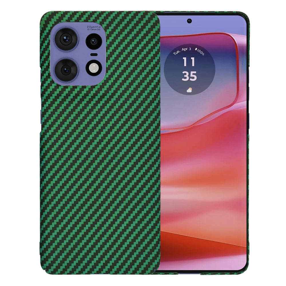 Калъф за Motorola Edge 50 Pro, Techsuit, Carbonite FiberShell, Зелен