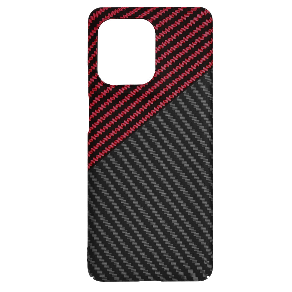 Калъф за Motorola Edge 50 Pro, Techsuit, Carbonite FiberShell, Черно Червен