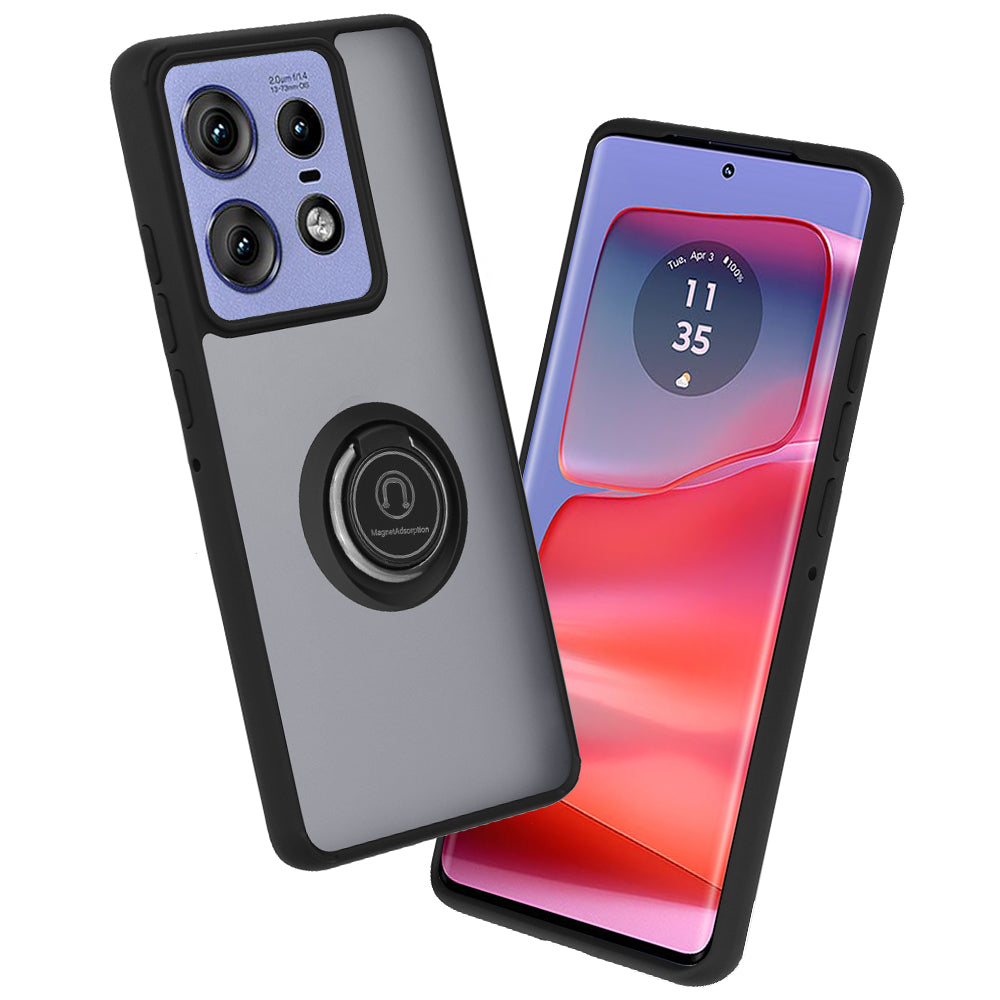 Калъф за Motorola Edge 50 Pro, Techsuit, Glinth, Черен