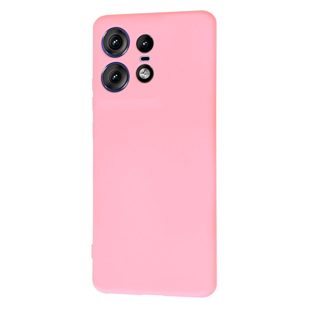 Калъф за Motorola Edge 50 Pro, Techsuit, SoftFlex, Светлорозов