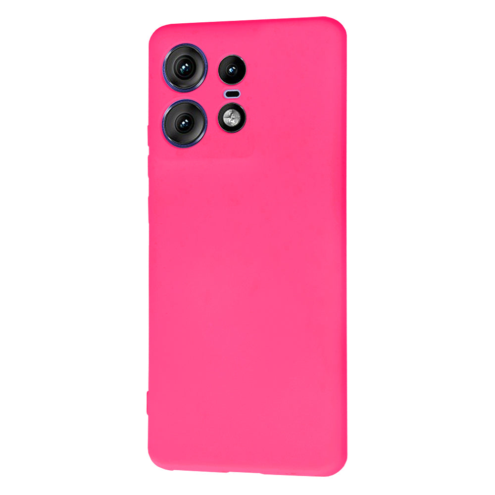 Калъф за Motorola Edge 50 Pro, Techsuit, SoftFlex, Тъмнорозов