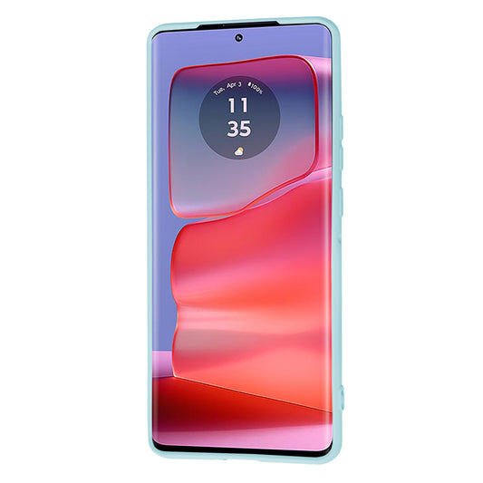 Калъф за Motorola Edge 50 Pro, Techsuit, SoftFlex, Тюркоаз