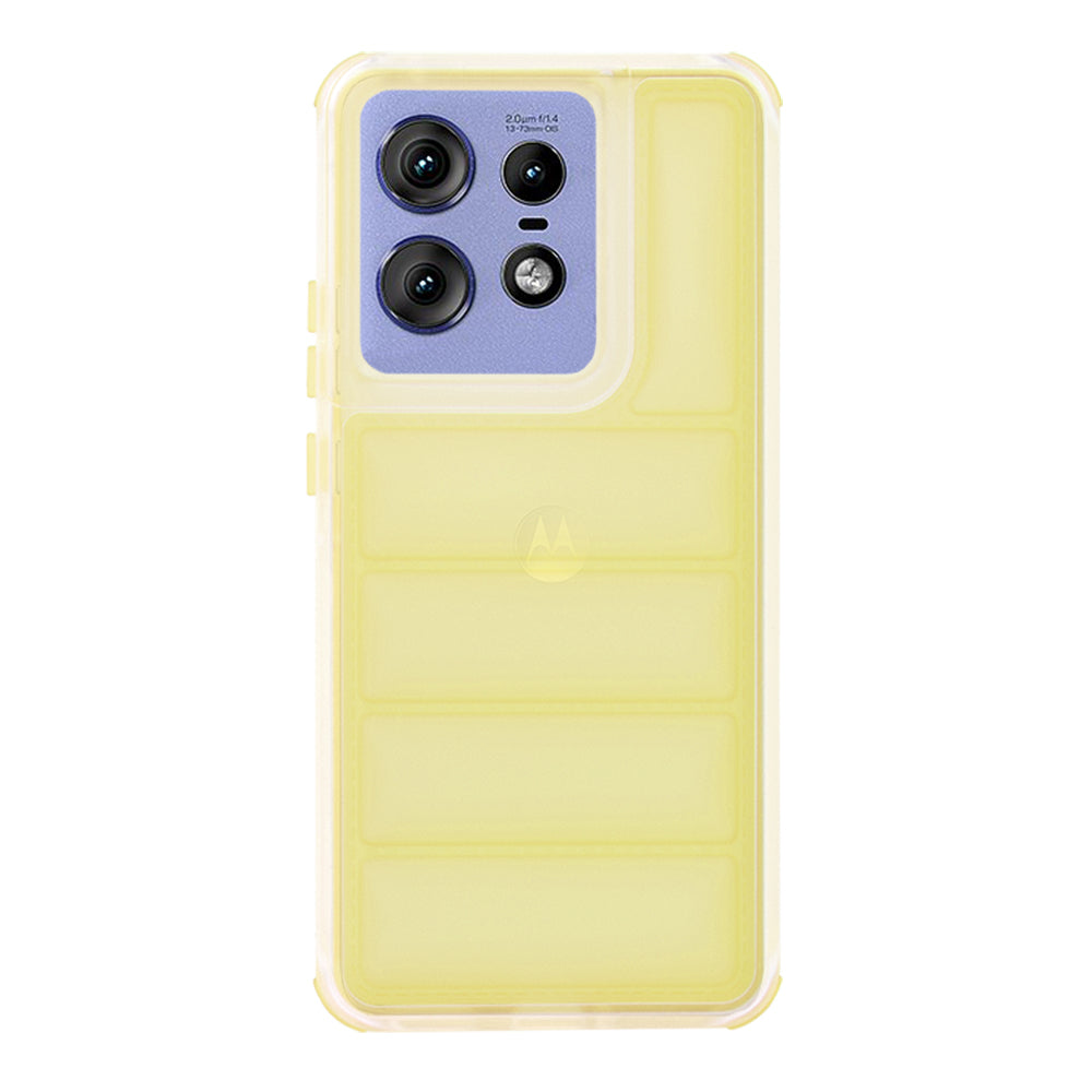 Калъф за Motorola Edge 50 Pro, Techsuit, Wave Shield, Жълт