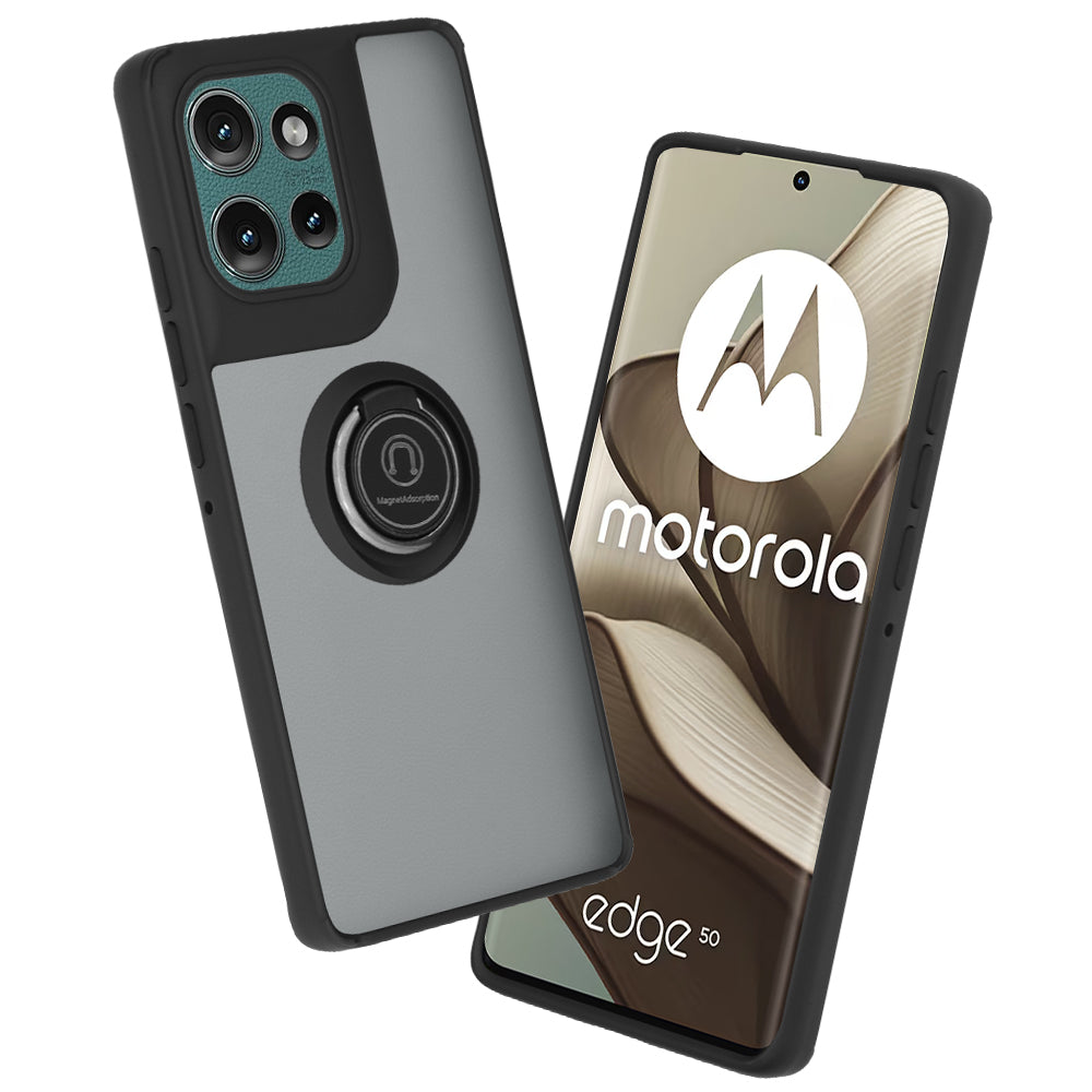 Калъф за Motorola Edge 50, Techsuit, Glinth, Черен