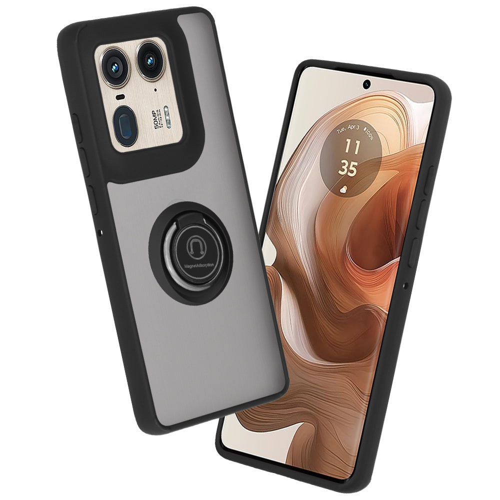 Калъф за Motorola Edge 50 Ultra, Techsuit, Glinth, Черен