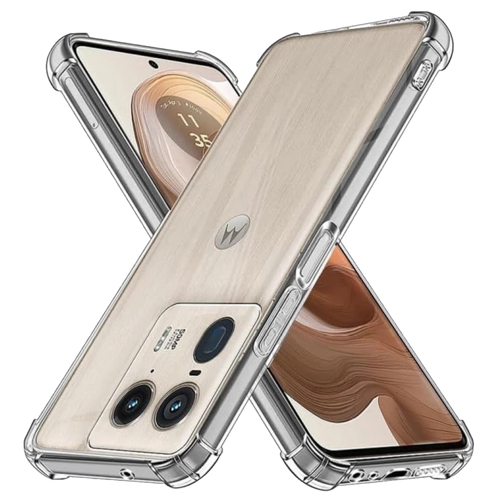 Калъф за Motorola Edge 50 Ultra, Techsuit, противоударен прозрачен, прозрачен