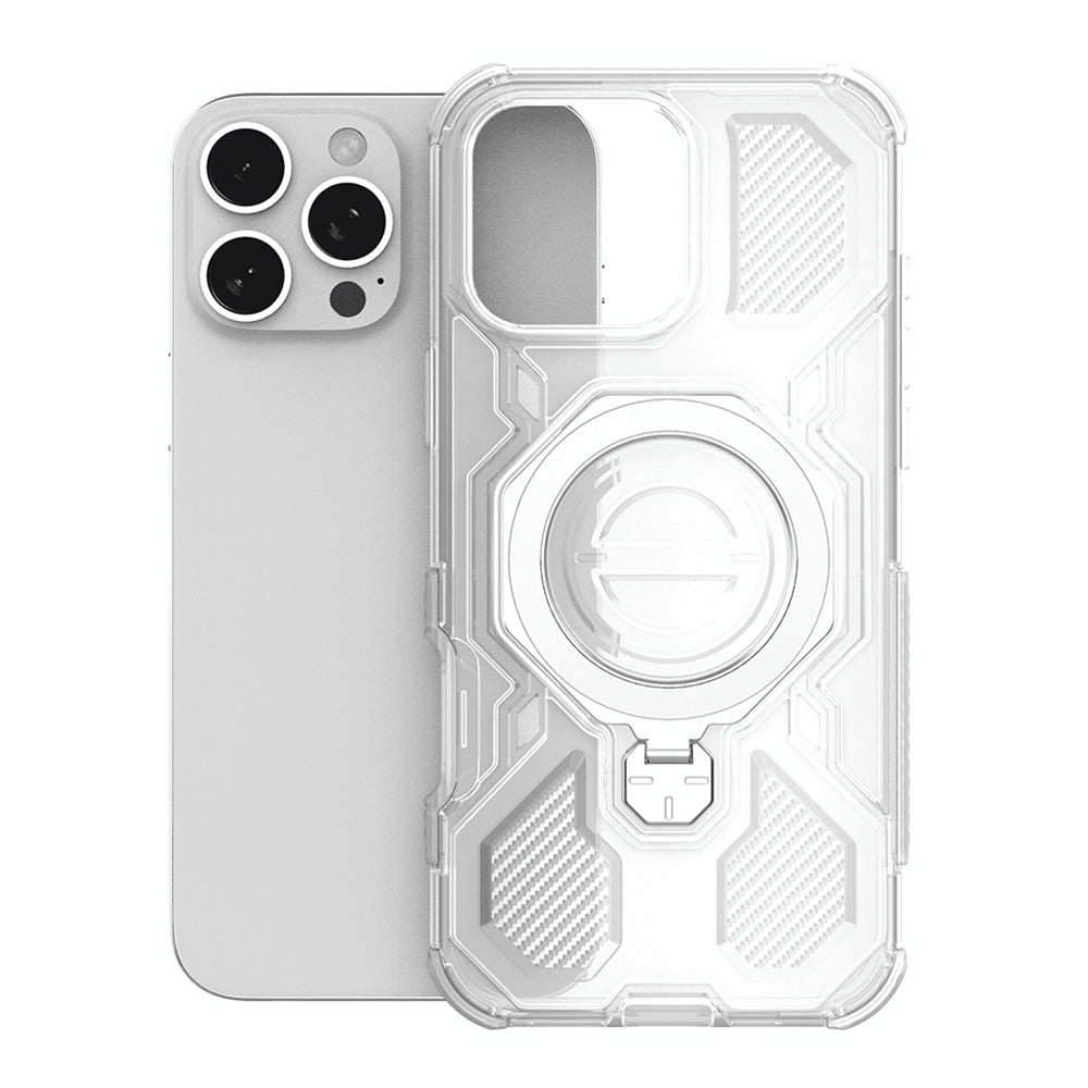 Калъф за Motorola Edge 60 Fusion / Edge 60, Techsuit, Carbon Shield Pro, Бял