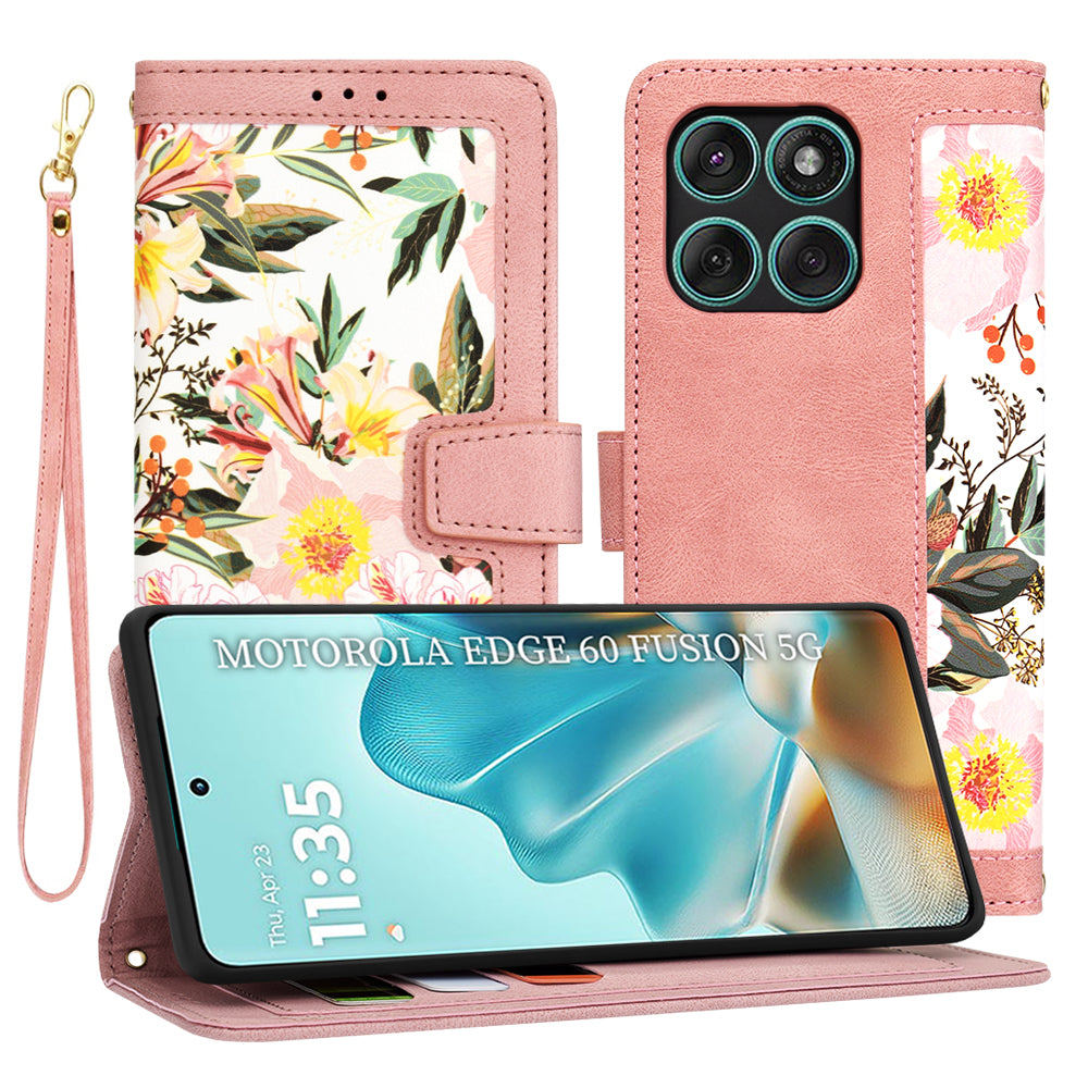 Калъф за Motorola Edge 60 Fusion / Edge 60, Techsuit, FlipCraft, Розов
