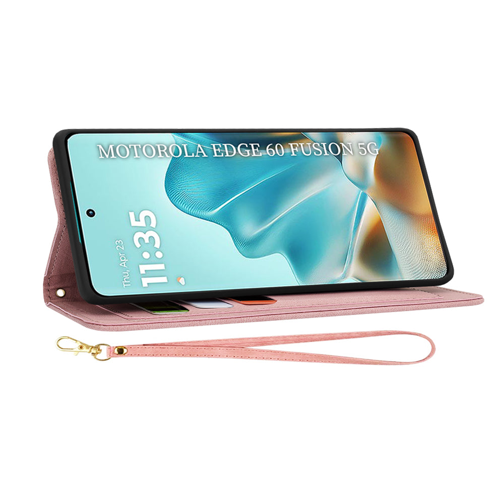 Калъф за Motorola Edge 60 Fusion / Edge 60, Techsuit, FlipCraft, Розов