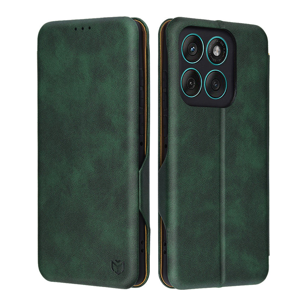 Калъф за Motorola Edge 60 Fusion / Edge 60, Techsuit, Safe Wallet Plus, Зелен