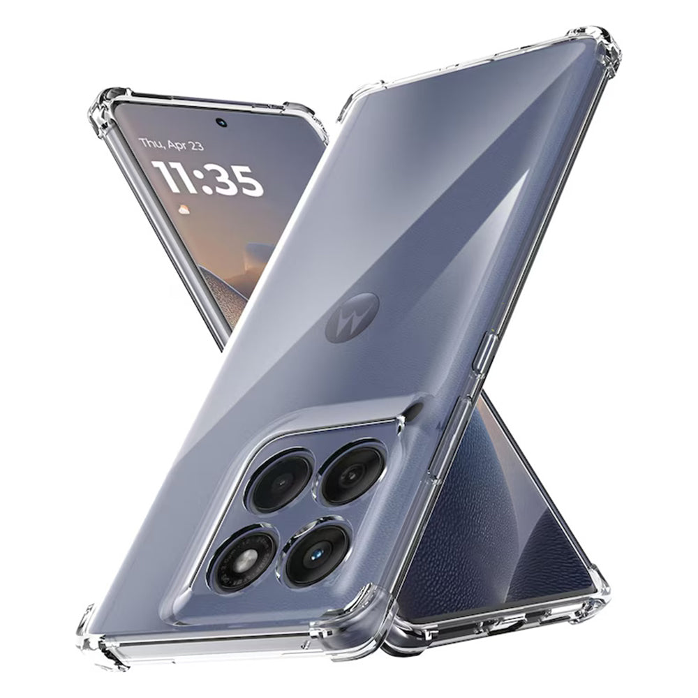Калъф за Motorola Edge 60 Fusion / Edge 60, Techsuit, противоударен прозрачен, прозрачен