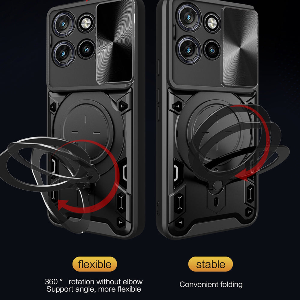 Калъф за Motorola Edge 60 Neo / Edge 50 Neo, Techsuit, CamGuard Pro, Черен