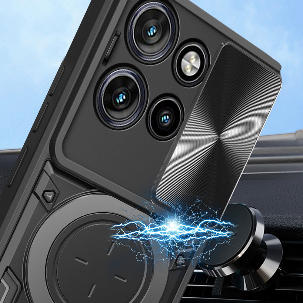 Калъф за Motorola Edge 60 Neo / Edge 50 Neo, Techsuit, CamGuard Pro, Черен