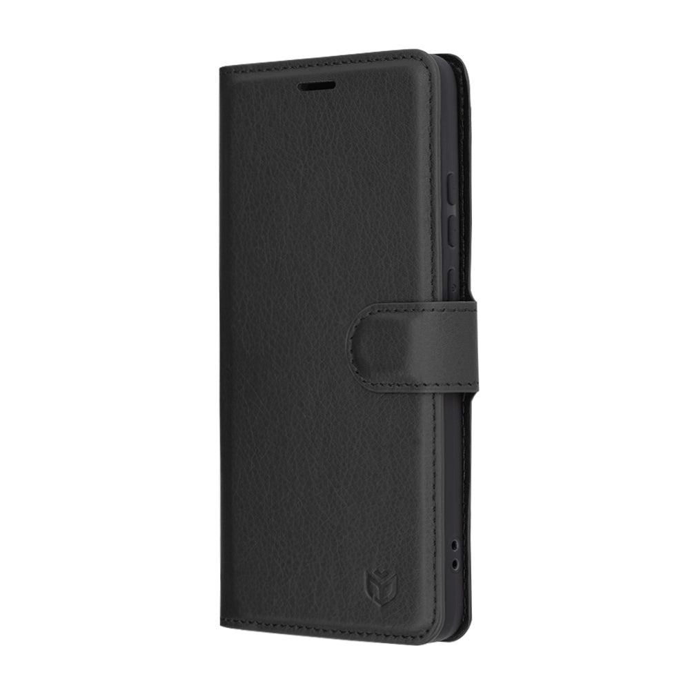 Калъф за Motorola Edge 60 Neo / Edge 50 Neo, Techsuit, Leather Folio, Черен