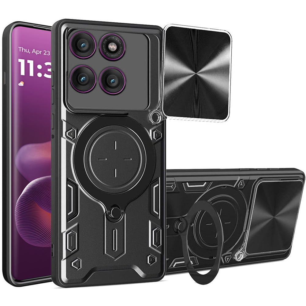 Калъф за Motorola Edge 60 Pro, Techsuit, CamGuard Pro, Черен