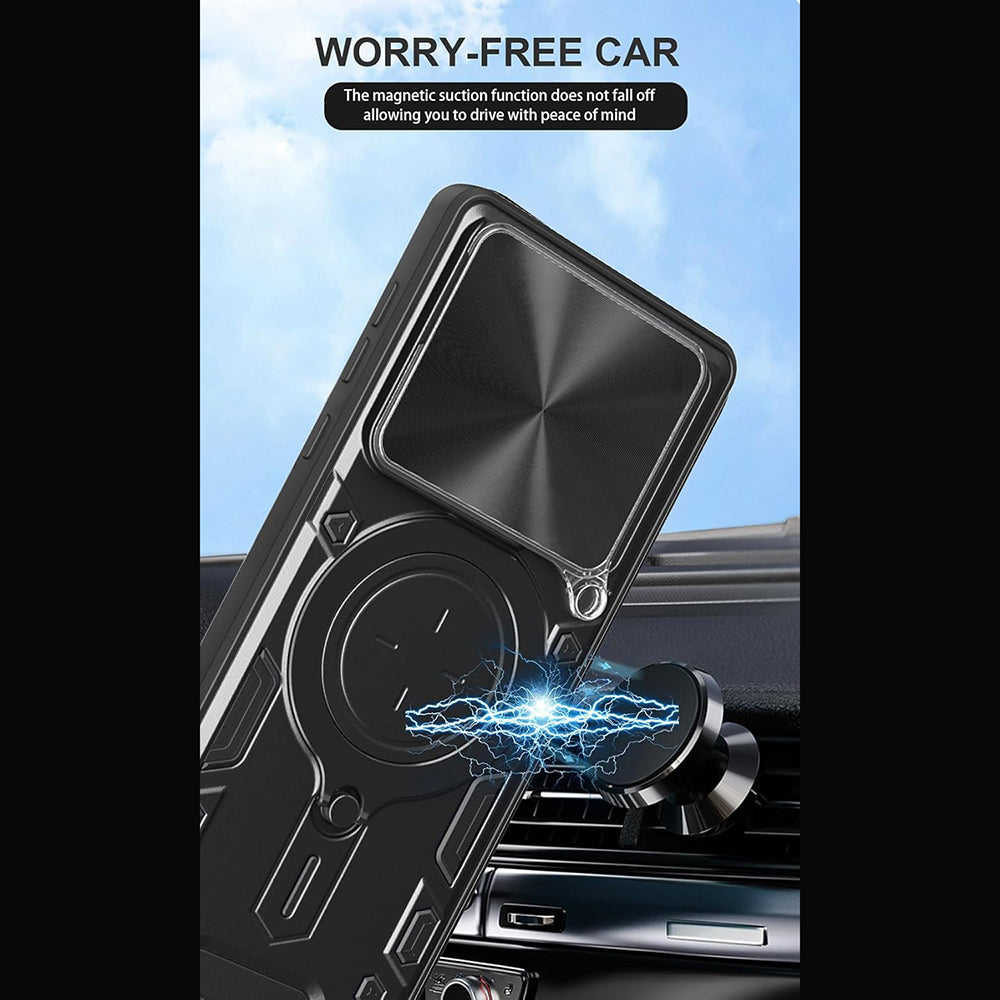 Калъф за Motorola Edge 60 Pro, Techsuit, CamGuard Pro, Розово злато