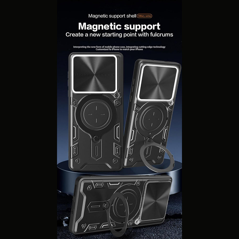 Калъф за Motorola Edge 60 Pro, Techsuit, CamGuard Pro, Розово злато