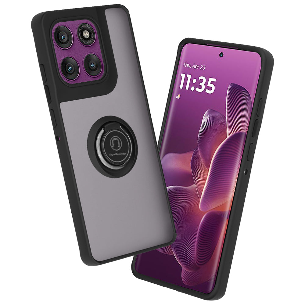 Калъф за Motorola Edge 60 Pro, Techsuit, Glinth, Черен