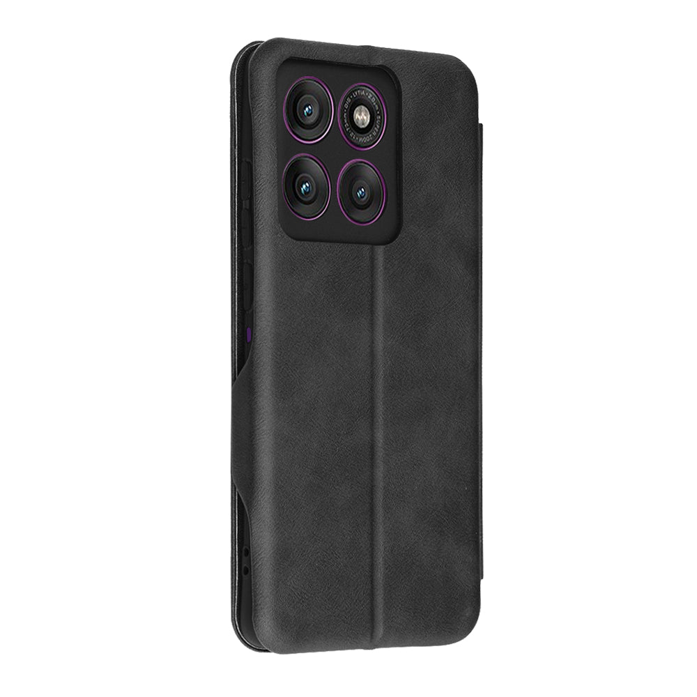 Калъф за Motorola Edge 60 Pro, Techsuit, Safe Wallet Plus, Черен