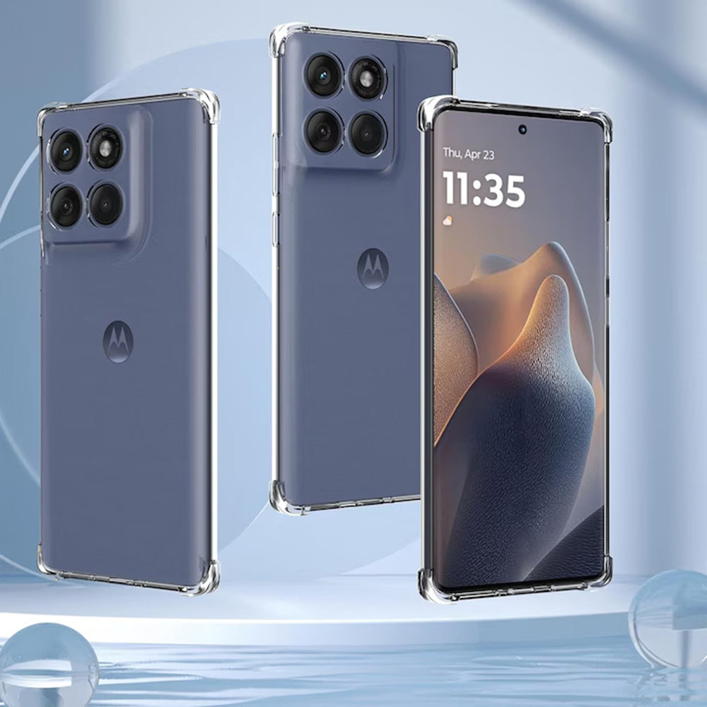 Калъф за Motorola Edge 60 Pro, Techsuit, противоударен прозрачен, прозрачен