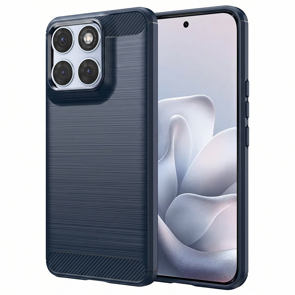 Калъф за Motorola Edge 70 Fusion, Techsuit, Карбон, Син