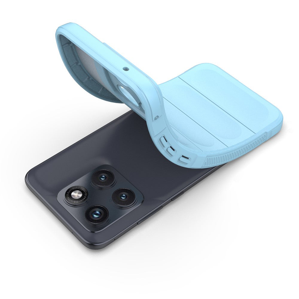 Калъф за Motorola Edge 70 Fusion, Techsuit, Magic Shield, Син