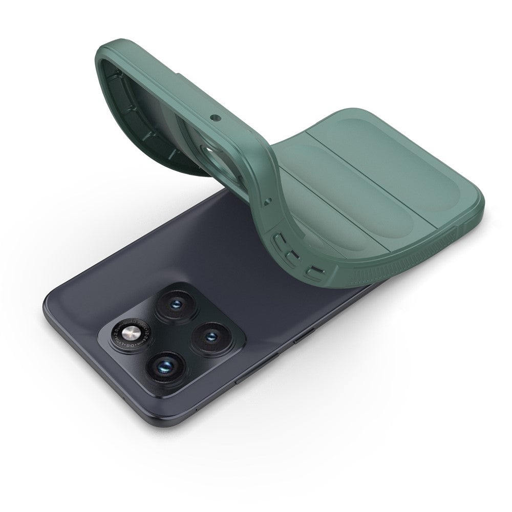Калъф за Motorola Edge 70 Fusion, Techsuit, Magic Shield, Зелен