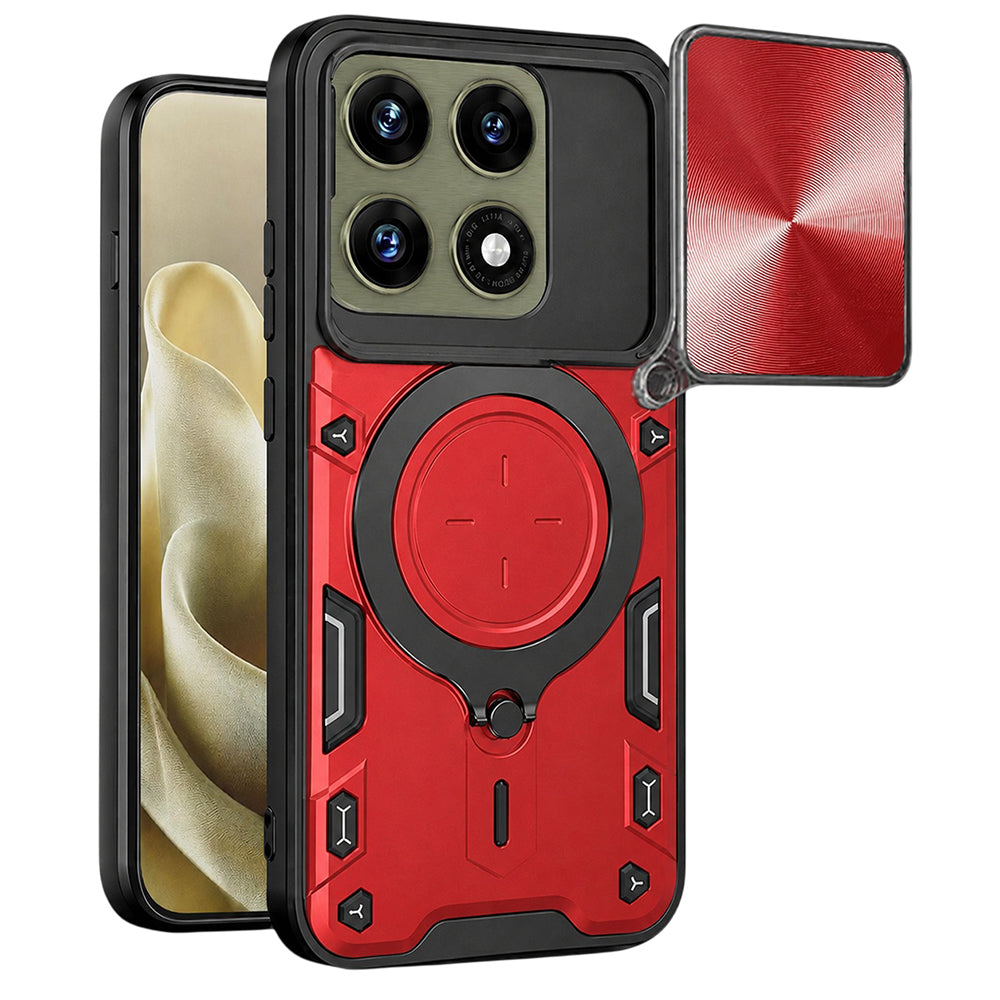 Калъф за Motorola Edge 70 Pro, Techsuit, CamGuard Pro, Червен