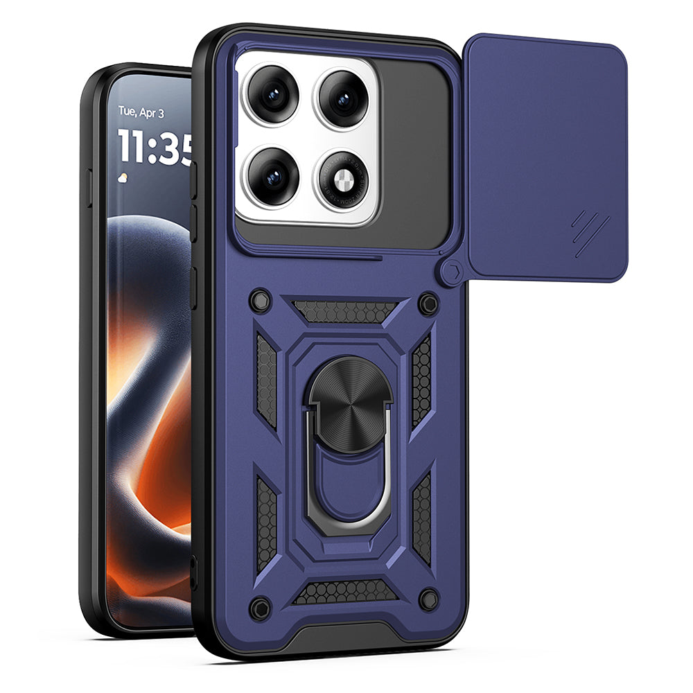 Калъф за Motorola Edge 70 Pro, Techsuit, CamShield, Син