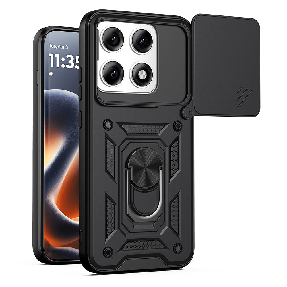 Калъф за Motorola Edge 70 Pro, Techsuit, CamShield, Черен