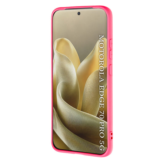 Калъф за Motorola Edge 70 Pro, Techsuit, SoftFlex, Тъмно розов