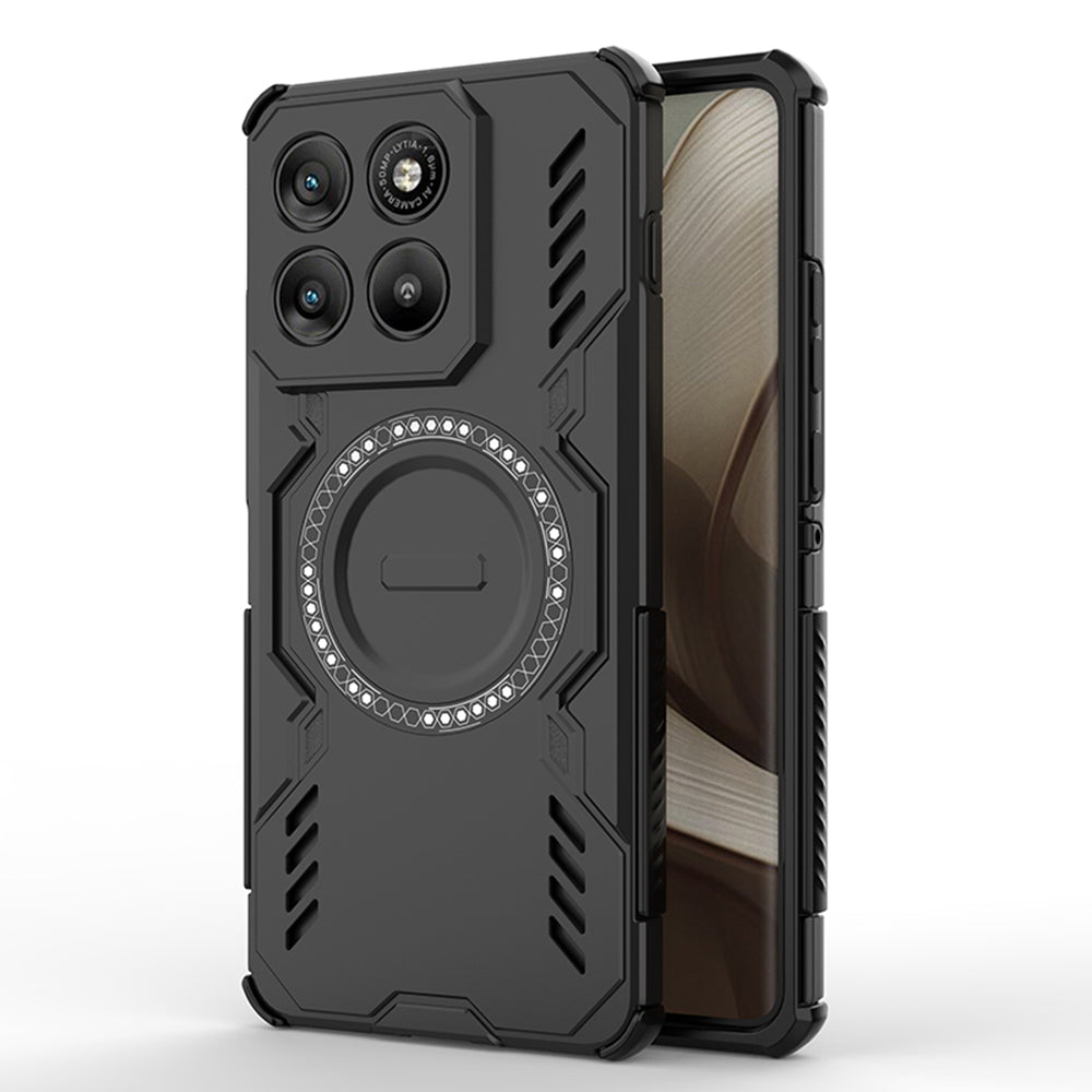 Калъф MagSafe за Motorola Edge 70, Techsuit, ArmorMag, Черен