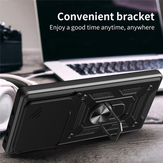 Калъф за Motorola Edge 70, Techsuit, CamShield, Син