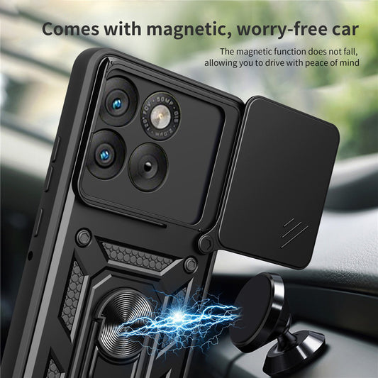 Калъф за Motorola Edge 70, Techsuit, CamShield, Златист