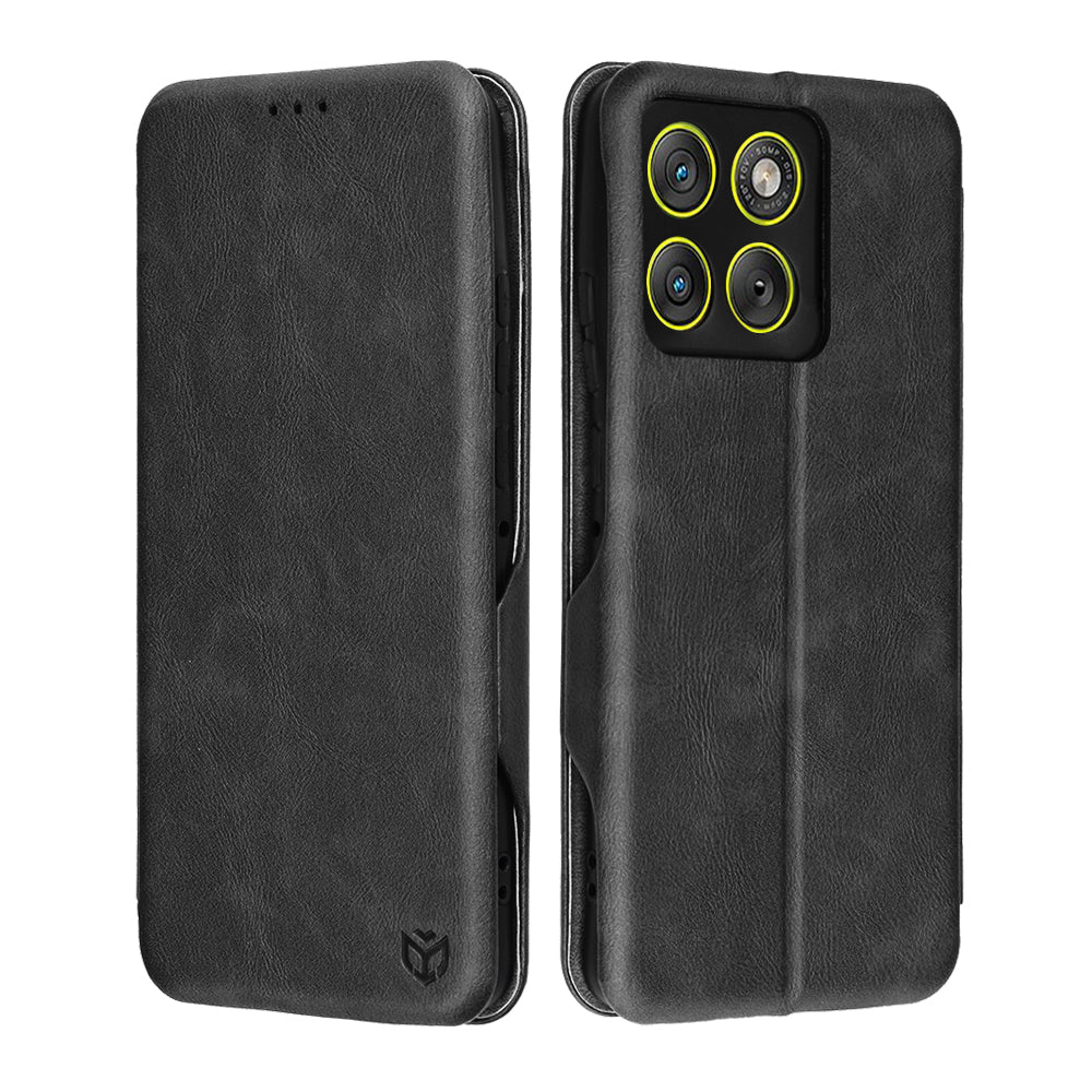 Калъф за Motorola Edge 70, Techsuit, Safe Wallet Plus, Черен