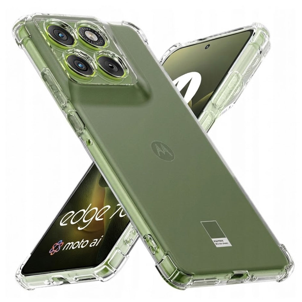 Калъф за Motorola Edge 70, Techsuit, Shockproof Clear, Прозрачен