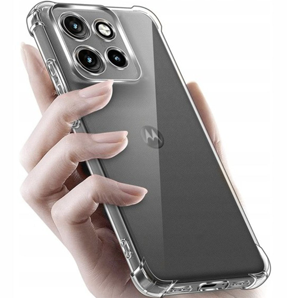 Калъф за Motorola Edge 70, Techsuit, Shockproof Clear, Прозрачен